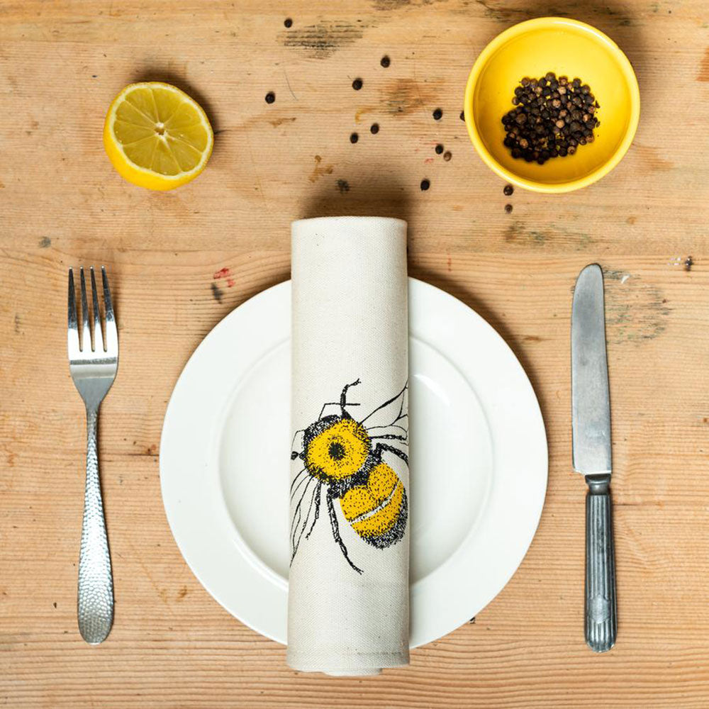 Cotton Napkins – Honey Bees (Set of 6)