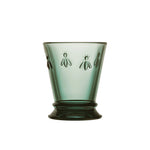 Small Glass Tumbler – Green Bee