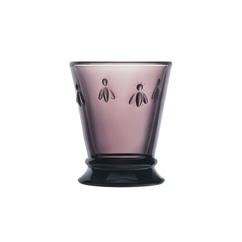 Small Glass Tumbler – Purple Bee