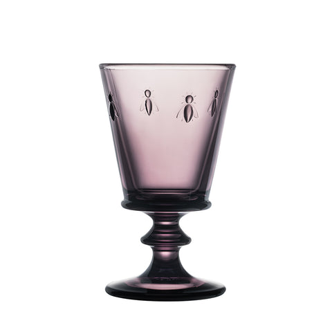 Stemmed-Glass Wine Goblet – Purple Bee