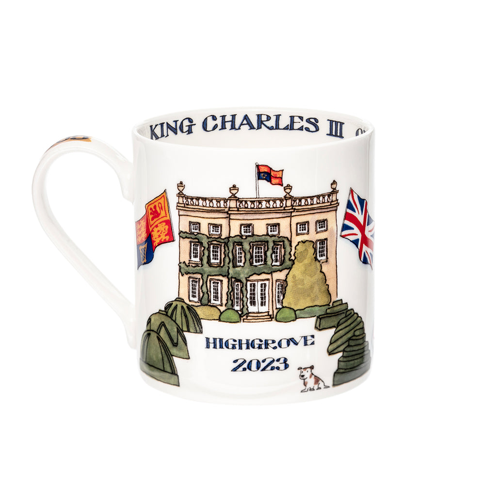 Highgrove Exclusive Coronation Illustrative Fine Bone China Mug