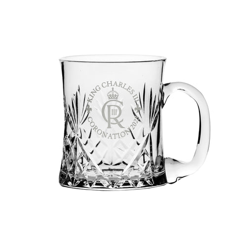 Coronation Engraved Glass Tankard (Gift Boxed)