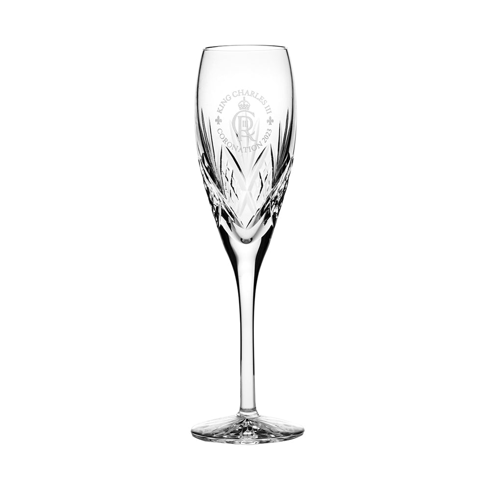Coronation Engraved Champagne Flutes (Gift Box of Two)