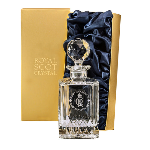 Coronation Engraved Decanter (Gift Boxed)