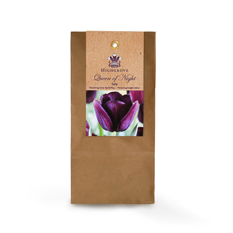 Tulip ‘Queen of Night’ Bulbs (Pack of 9)