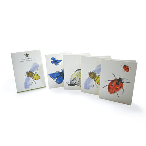 Notecard Wallet - Bugs, Bees & Butterflies (Pack of 8)