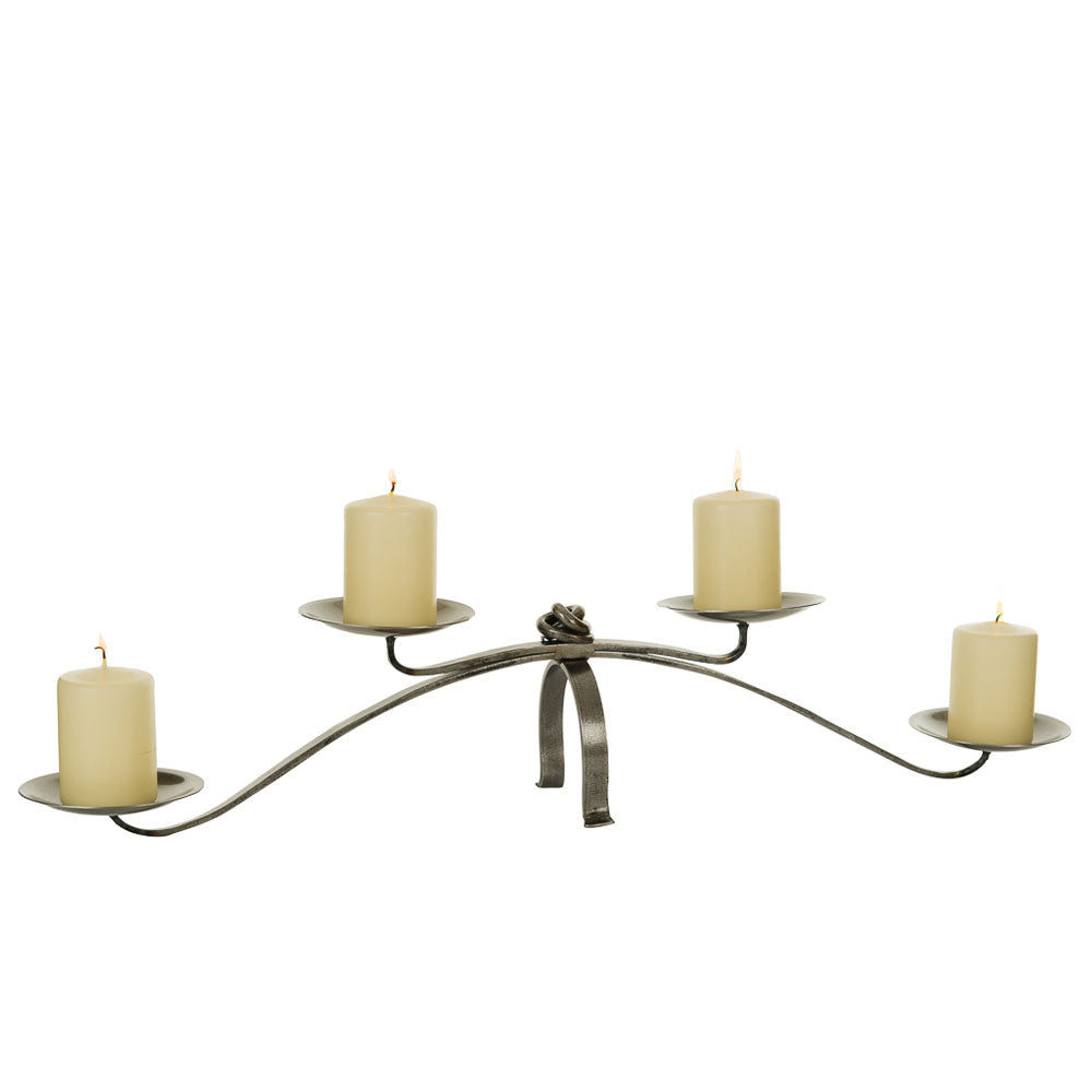 Hand-Forged Table Candle Holder
