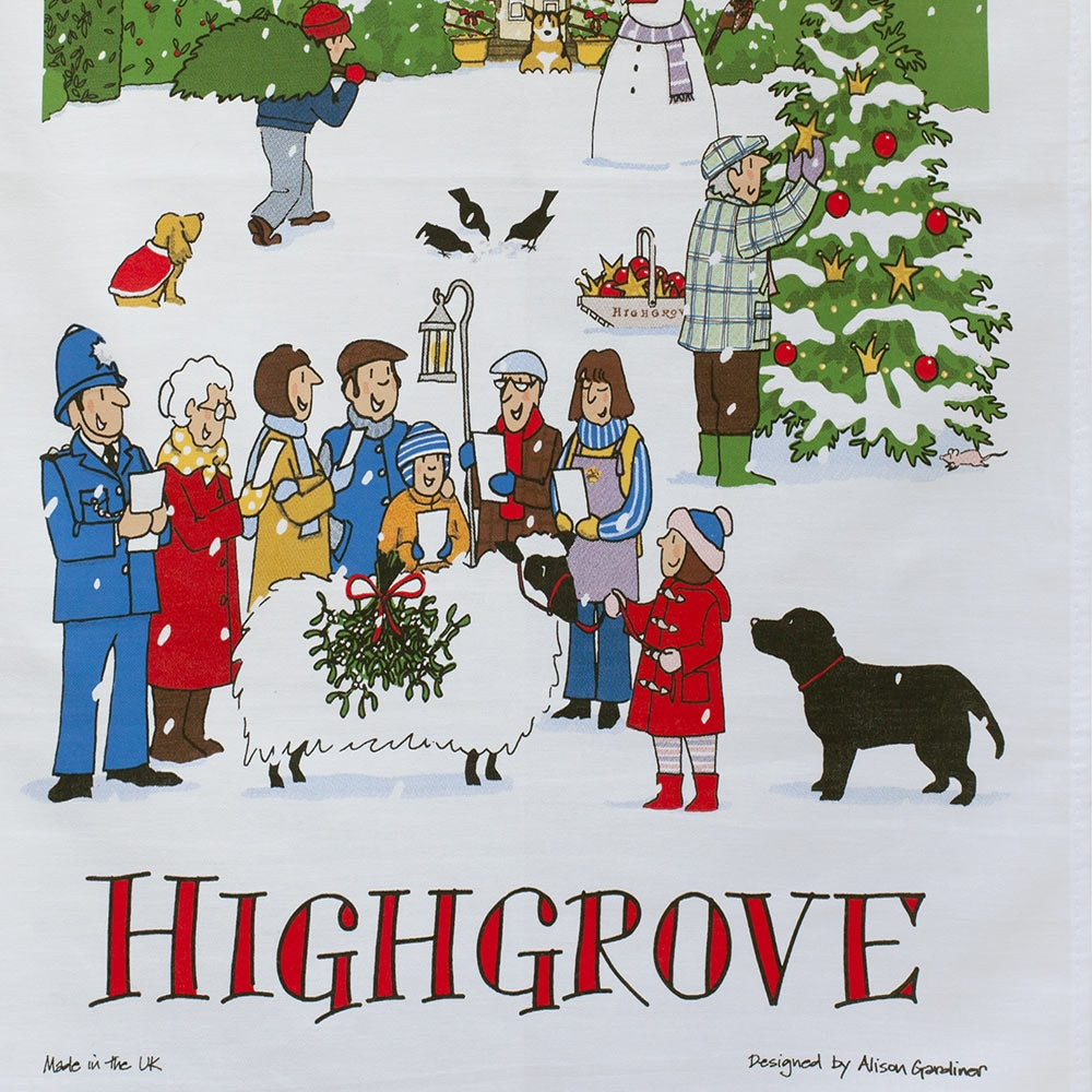 Highgrove Advent Tea Towel