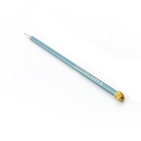 Duck Egg Blue Pencil & Highgrove Bees Pencil Topper