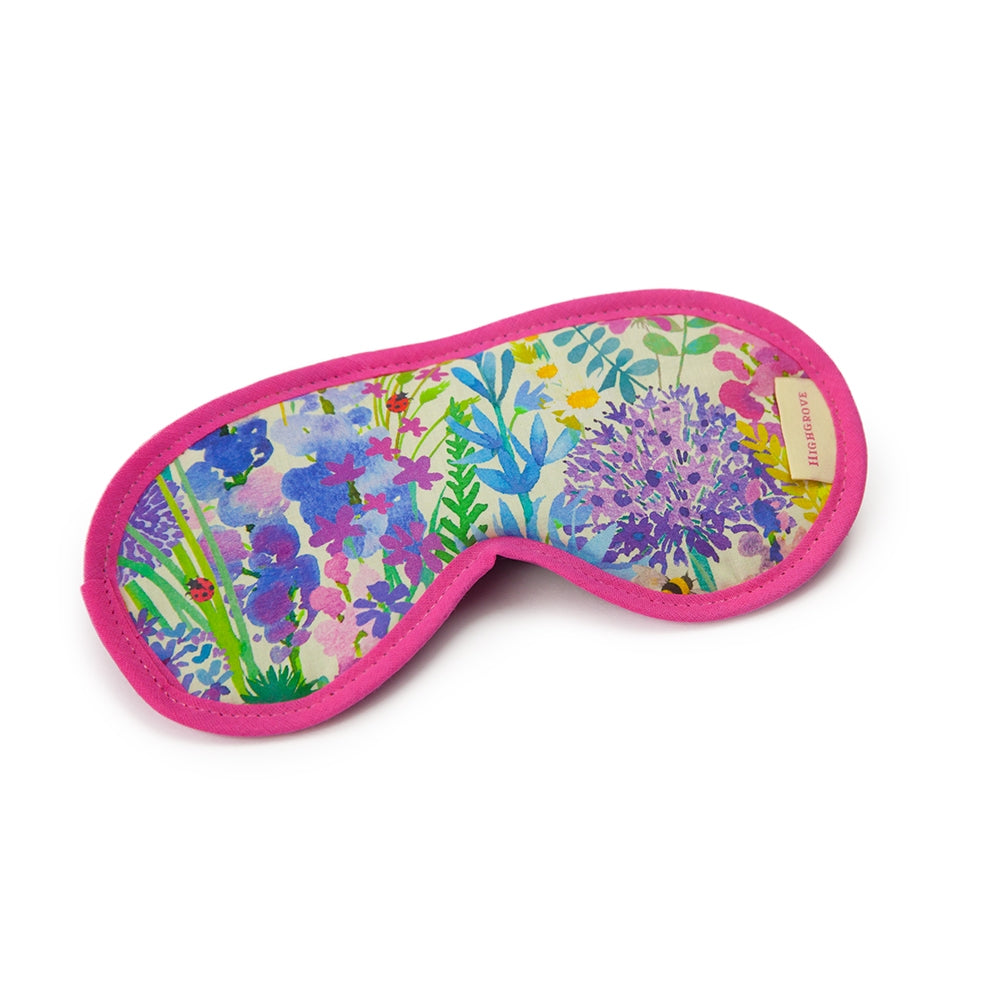 Eye mask lavender cotton